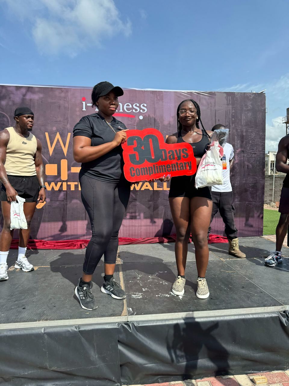 i-Fitness stage moment